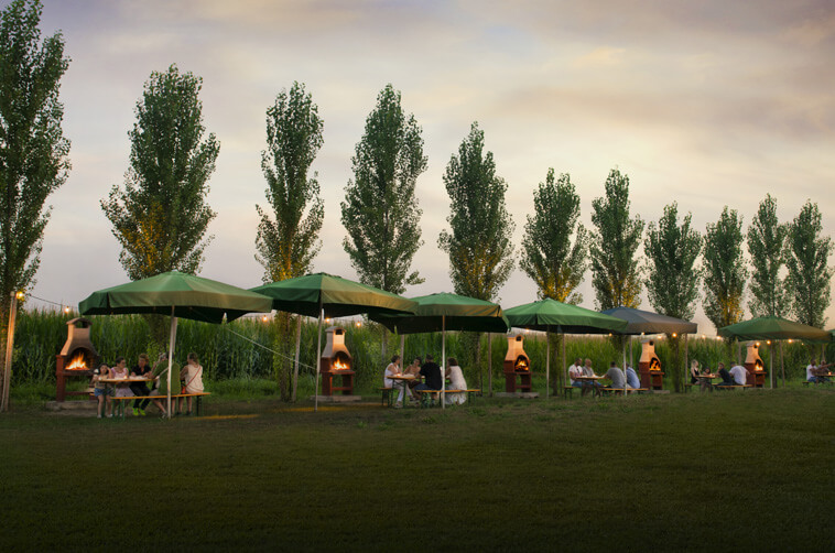montizzolo campo barbeque carne caravaggio